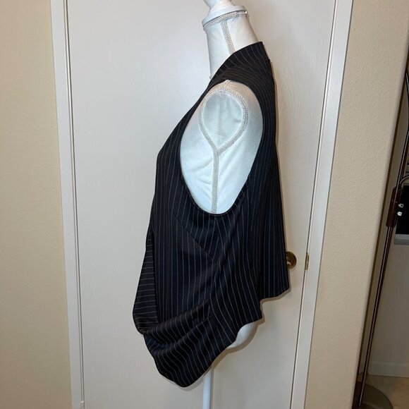 Matti Mamane Womens Iris Jacket Vest Blue Size Medium Avant Garde Israel New - Picture 13 of 15